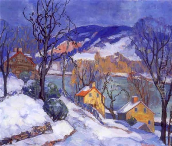By The Delaware, Winter - view 1