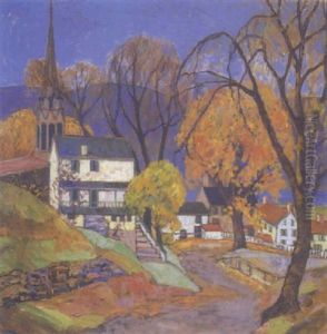 A Town Along The Delaware by Fern Isabel Coppedge