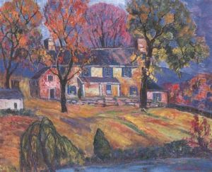 The House With Red Shutters by Fern Isabel Coppedge