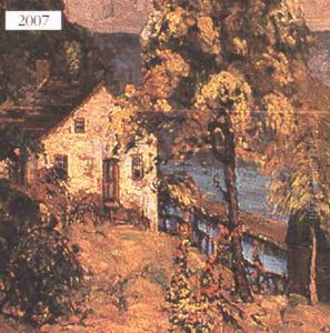 Lock Keepers Cottage, New Hope, Pennsylvania by Fern Isabel Coppedge