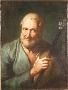 Ritratto Di Vecchio Con Barba by Giuseppe Angeli