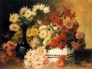 Still Life Of Flowers And A Vase thumbnail