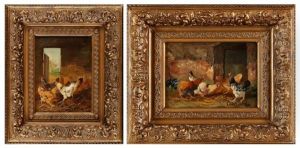 Scenes De Basse-cour (pair) by Jacques Van Coppenolle