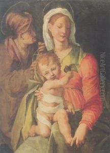 The Madonna And Child With Saint Anne by Giacomo Coppi