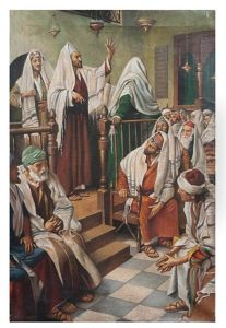 Scene A L'interieur D'une Synagogue by Harold Copping