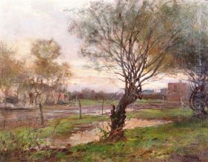 Paisaje Campestre by Fausto Eliseo Coppini