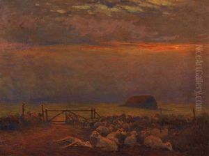 Descanso Del Rebano by Fausto Eliseo Coppini