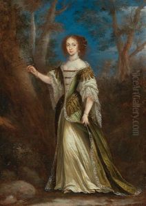 Portrait Of An Elegant Lady by Gonzales Coques