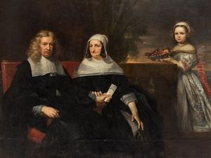 Family Portrait, 17th C. by Gonzales Coques