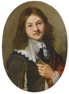 Portrait Of A Young Man, Holding His Lapel Portrait Of A Young Man, Holding His Lapel