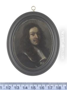 A Gentleman, Wearing Black Doublet And White Lace Lawn Collar Drawn With Tassles, His Natural Hair Falling Before His Shoulders A Gentleman, Wearing Black Doublet And White Lace Lawn Collar Drawn With Tassles, His Natural Hair Falling Before His Shoulders