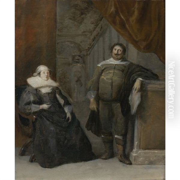 Portrait Of A Man And Woman - view 1