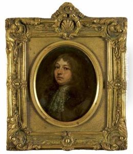 Portrait D'homme A La Lavalliere Brodee by Gonzales Coques