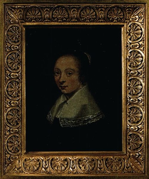 Portrait De Femme A L'age De 33 Ans (+ Portrait D'homme; Pair) - view 1