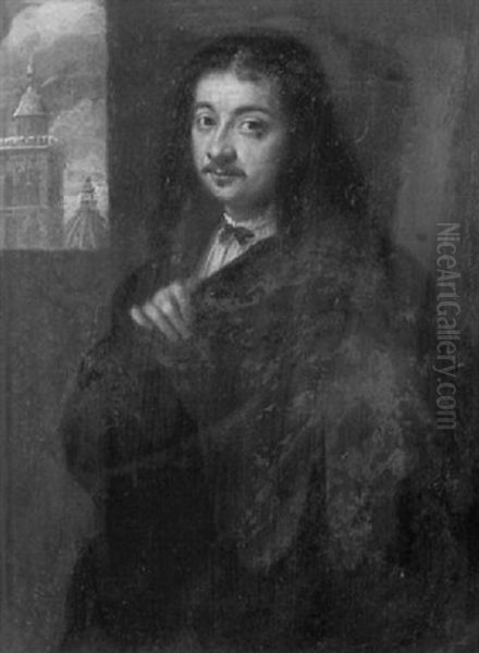 Portrait D'homme Devant Une Fenetre - view 1