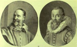 Portraits D'artistes by Gonzales Coques