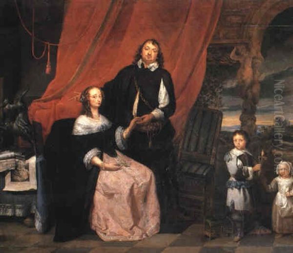 Group Portrait Of David Ryckaert Iii And His Family - view 1