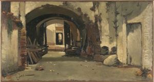 Calle Con Arcos by Tomas Sans Corbella