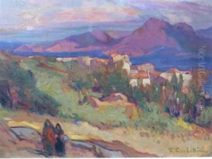 Village Corse by Francois Corbellini