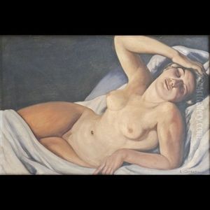 Nudo Di Donna Distesa by Luigi Corbellini