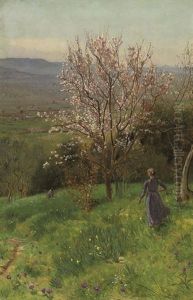 Spring At Bellosguardo, Italy by Matthew Ridley Corbet