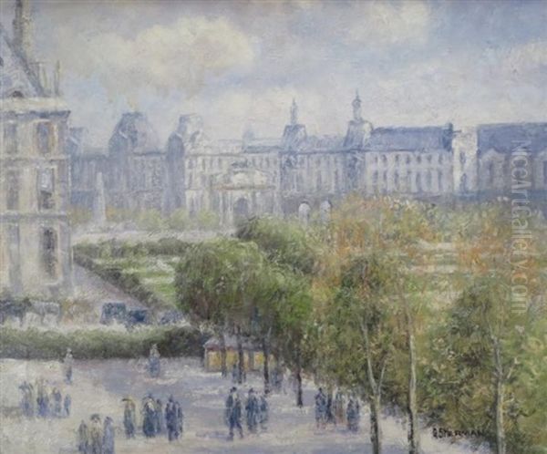 Impressionist Parisian Boulevard - view 1
