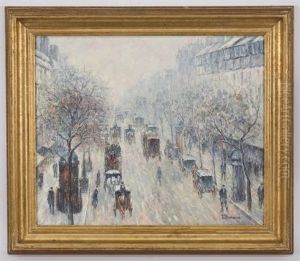 Parisian Street Scene by Gail Sherman Corbett