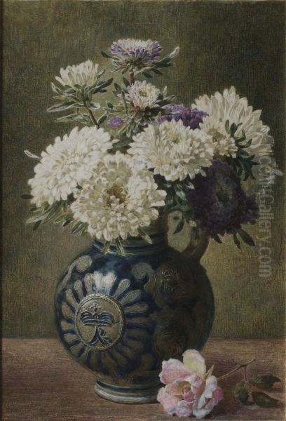 Asters In A Vase - view 1