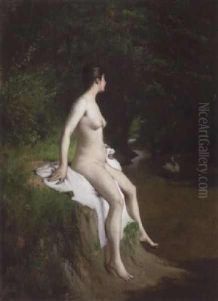 La Baigneuse Et Les Cignes - view 1