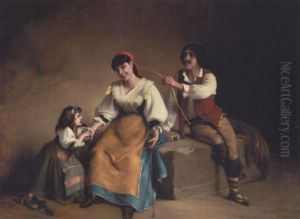 Italiensk Familie by Charles Corbineau