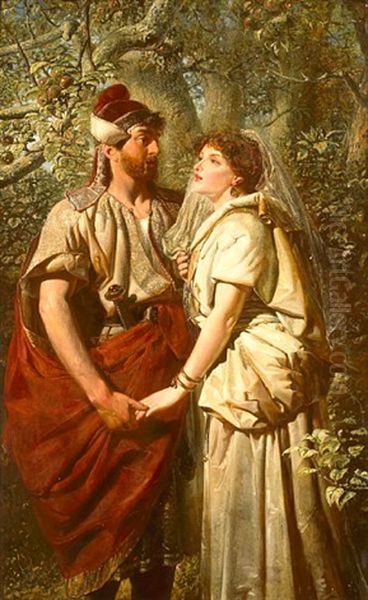 Troilus & Cressida In The Garden Of Pandarus (act Iii, Scene 2)(+ In The Orchard Of Pandarus; Verso) - view 1