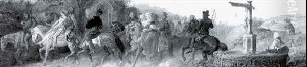 The Canterbury Pilgrims - view 1