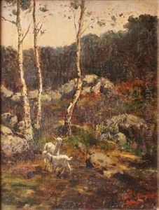 Chevre Et Chevreau by Ricardo (Federico) Corchon y Diaque