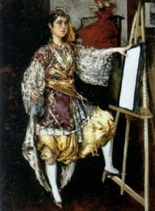 Jeune Artiste A Son Chevalet Jeune Artiste A Son Chevalet
