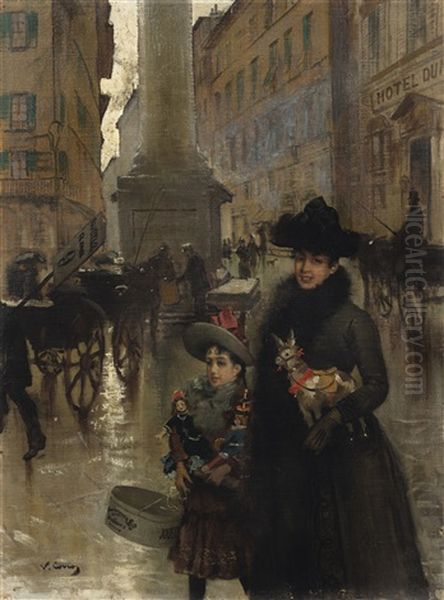 Piazza Santa Trinita, Florence - view 1