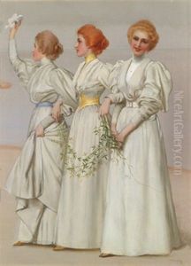 Die Drei Schwestern by Vittorio Matteo Corcos
