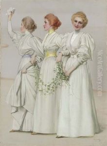 Le Tre Sorelle by Vittorio Matteo Corcos