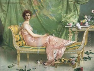 Maria Luisa Isabella Spada Veralli - Principessa Potenziani E Di San Mauro by Vittorio Matteo Corcos