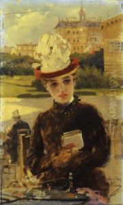 Signora A Dieppe, 1884