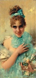 La Bella Farvalla by Vittorio Matteo Corcos