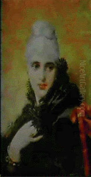 An Elegant Lady In Black - view 1