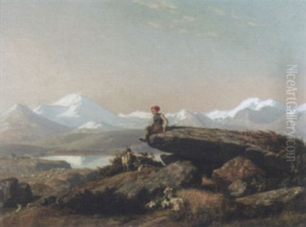 Der Kleine Norwegische Ziegenhirte Im Rondane-gebirge Bei Gudbrandsdal - view 1