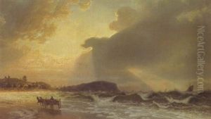 Ostseestrand by Johann-Wilhelm Cordes