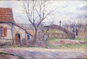 Conversation A L'entree Du Village by Frederic Samuel Cordey