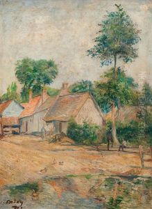 Landschaft Mit Haus by Frederic Samuel Cordey