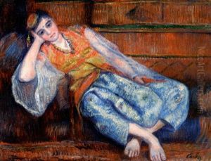 La Belle Odalisque by Frederic Samuel Cordey