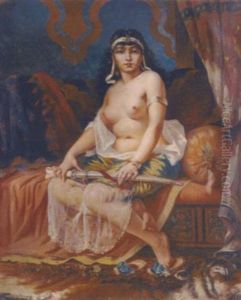 In The Harem by Charles Henri Joseph Cordier
