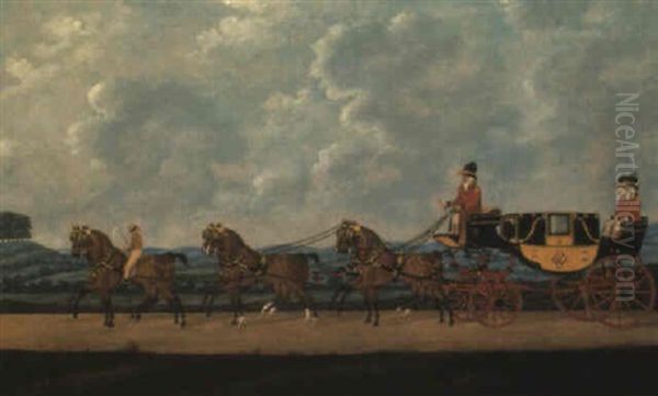 Princess Charlotte's State Landau, Driven By Mr. Mainwaring - view 1