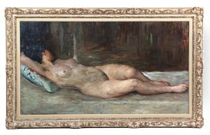 Odalesque by Lovis (Franz Heinrich Louis) Corinth