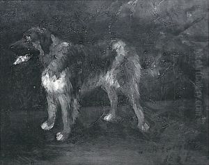 Hundestudie by Lovis (Franz Heinrich Louis) Corinth